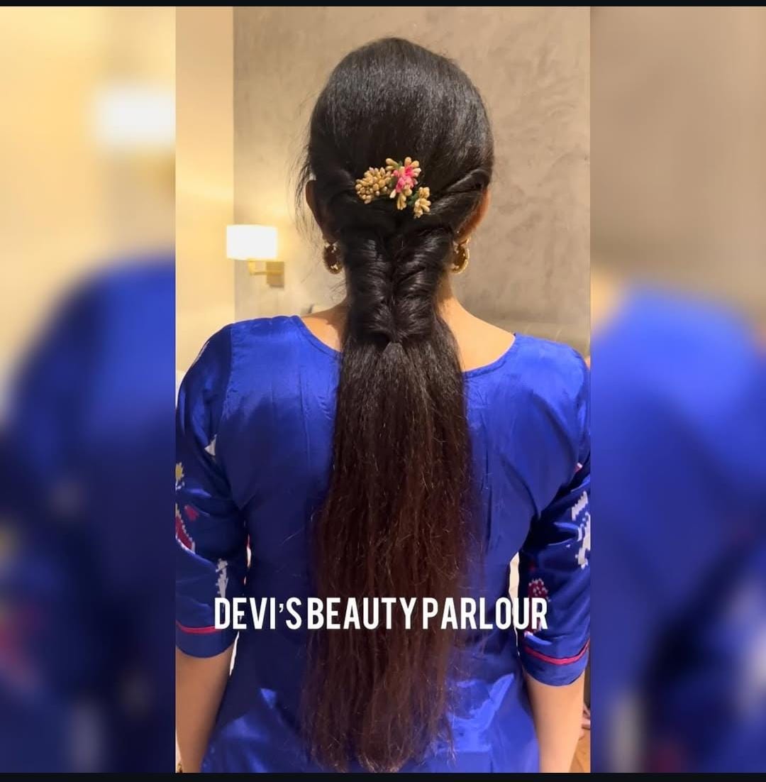 Elegant bridal hairstyling